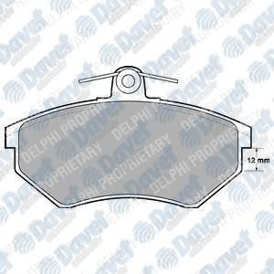 DELPHI LP778 Fren Balatasi On (118mm) Golf Iii Passat 95-00